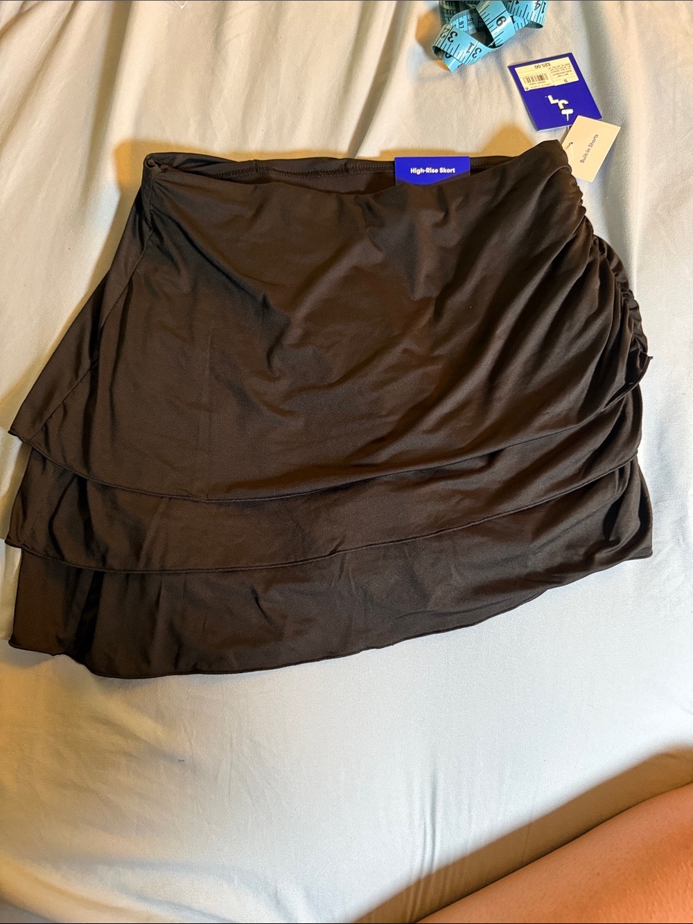JoyLab Black High-Rise Layered Skort